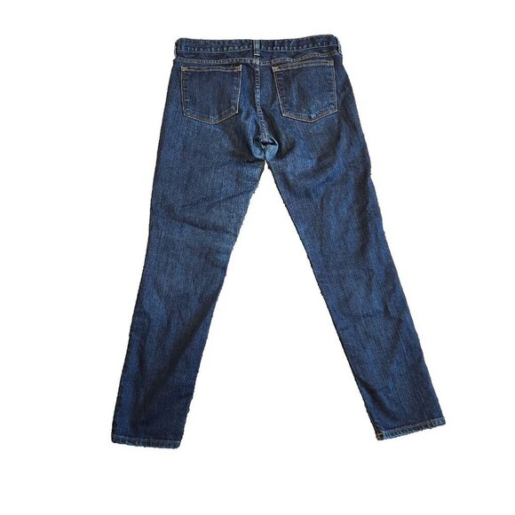 J.Crew Women’s Toothpick Skinny Jeans Size 32X28 Dark Wash Denim Low Rise Sexy - Picture 4 of 7